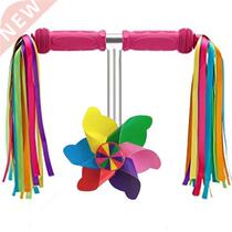 Children Bicycle Windmill Cartoon Colorful Pinwheel long