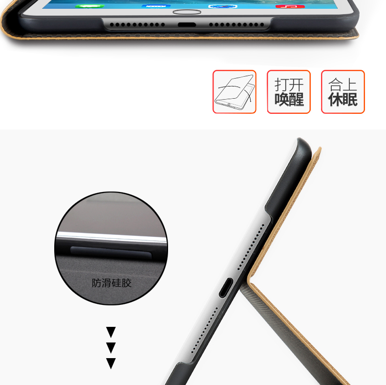 tính cách Red Apple iPad Pro10.5 tay áo bảo vệ ipad trường hợp pro9.7 inch máy tính bảng A1852 A1701 mạng mới cạnh bao gồm tất cả ipadpro thương hiệu nổi tiếng 10,5 inch - Phụ kiện máy tính bảng ốp ipad mini 5