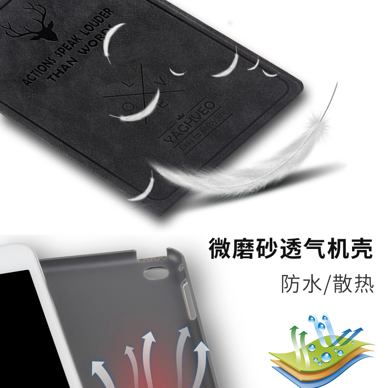 tính cách Red Apple iPad Pro10.5 tay áo bảo vệ ipad trường hợp pro9.7 inch máy tính bảng A1852 A1701 mạng mới cạnh bao gồm tất cả ipadpro thương hiệu nổi tiếng 10,5 inch - Phụ kiện máy tính bảng ốp ipad mini 5