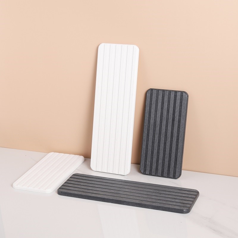 Silicon Algae Clay Wash mat Bathrooms Bathroom Makeup Room Wash surface Absorbent Cool Mat Toothbrush Toothpaste Mouthwatering Cup Mat