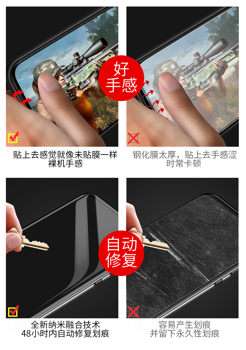 小米mix2S钢化膜mix2水凝膜8se全屏覆盖6X手