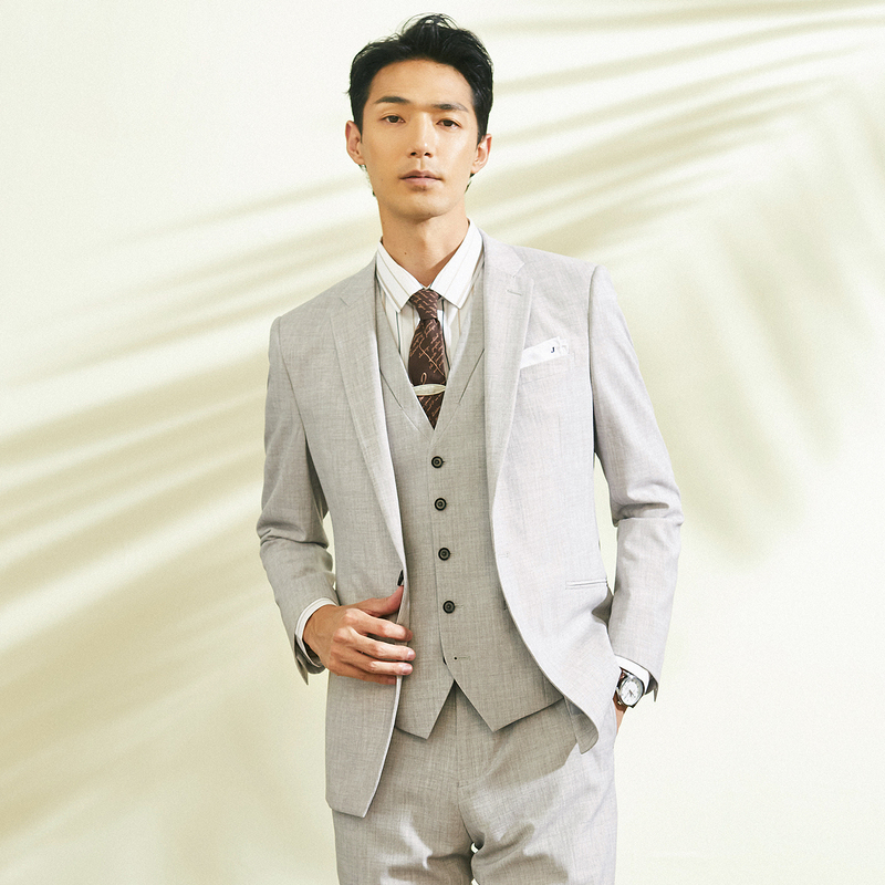 JDV nam mùa xuân mới Đàn ông Slim kinh doanh Gentleman Suit SMM9041SHA