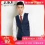 Giải phóng mặt bằng quần áo nam JDV Mùa thu nam mỏng khâu vest phù hợp với vest nam SCV6698NVY - Dệt kim Vest áo dệt kim tay ngắn