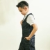 Quần áo trẻ em JDV trung tâm mua sắm xuân 2019 với cùng một bé trai sọc đen cổ chữ V giản dị SCV9T13BLK - Áo ghi lê quần áo trẻ con Áo ghi lê
