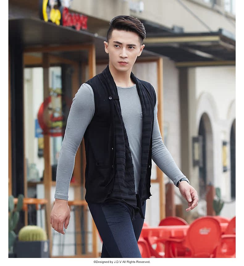 Débardeur homme Woolen gilet J.D.V pour automne - Ref 1584550 Image 19