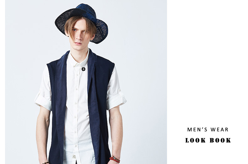 JDV nam mùa thu của nam giới Nhật Bản thường khâu đan nhỏ vest casual vest nam SCV7603NVY