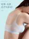 Ultra-thin back-beautiful underwear for women with large breasts and small breasts, gathered without wire straps, ice silk tube top bra, cool and breathable