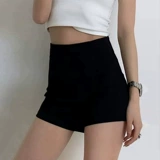 Черные шорты, сексуальные штаны, сексуальный дизайнерский костюм, ростомер, тренд сезона, подходит для подростков, в обтяжку, высокая талия