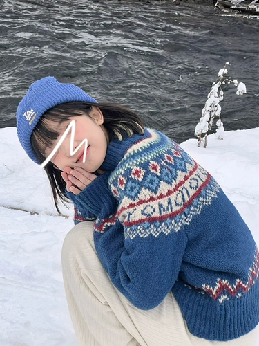 Синий демисезонный свитер, кардиган, стиль, 2025 года