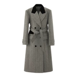 Небольшое шерстяное длинное осеннее шерстяное пальто, в корейском стиле, подходит для подростков