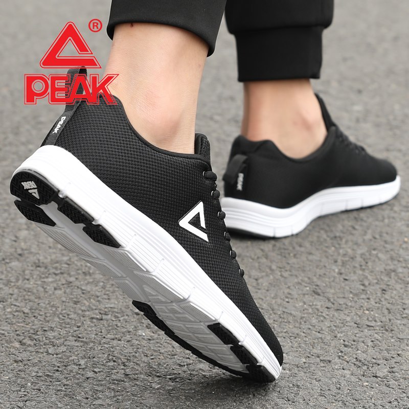 Peak running shoes men's shoes 2022 autumn and winter mesh breathable lightweight trendy shoes casual mesh shoes men's sports shoes