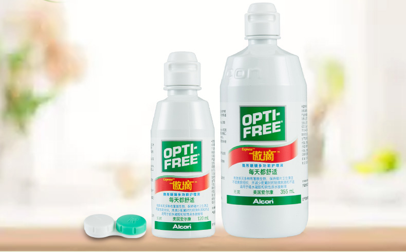 Alcon tự hào thả giải pháp chăm sóc kính vô hình 355 + 120ml US 瞳 store cửa hàng hàng đầu chính thức - Thuốc nhỏ mắt thuốc nhỏ mắt cho chó poodle