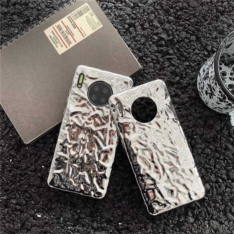 Tinfoil paper veins apply mate40 superfire Mate30 Huawei P30 net red Pro mobile phone protection shell P40 metal nova5 silicone gel 7p female section 3 anti-fall 4 soft v30 Rong