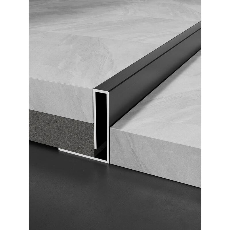 Z Stainless Steel Water Retaining Strip Sunken Closing Strip Shower Room Ceramic Tile Embedded Part Edge Strip Bathroom Metal Body