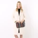 UGIZ mùa đông mới của phụ nữ thời trang đơn giản lỏng lẻo áo khoác len màu lông rắn UDHZ800A - Accentuated eo áo