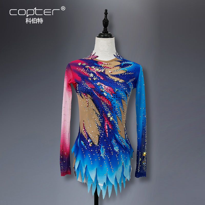 COPTER professional custom jazz cheerleading competition suit Fuss cheerleading uniform performance Flower Ball performance costume