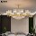 Медная хрустальная люстра для гостиной American light luxury atmosphere 2025 новый роскошный отель, магазин, ресторанные лампы mini 1