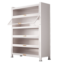 Storage cabinet household multi-functional storage cabinet bedroom balcony living room multi-layer childrens sundry storage simple wardrobe