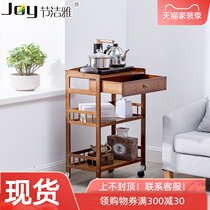  Movable sofa side cabinet Light luxury living room sofa side shelf Corner few mobile tea cart Small coffee table with wheels