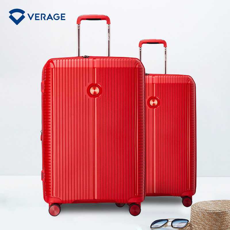 Verage Virije red suitcase bride wedding accompanied by wedding leather case pull rod password box boarding suitcase-Taobao