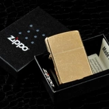 Zippo более светлый подлинный чистый медный цветок песок Золотой цветок.
