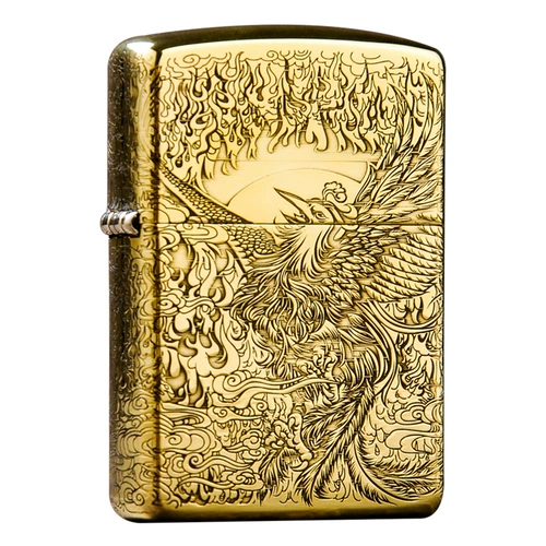 Более легкая Zippo подлинная ветрозащитная медная броняная машина Nirvana Rebirth Only Limited Edition Kerosene Zhibao Men's ZP