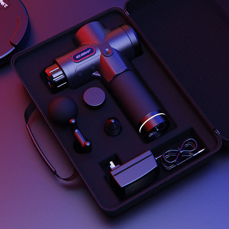 Creative thinking fascia gun electric massager deep muscle relaxer