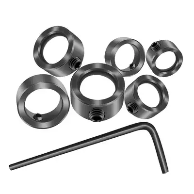 Drill bit limit ring Twist drill positioning ring Tile drill bit locator Woodworking punch drill hole depth fixing device Clamp device