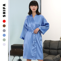 Hairdressing guest robe barber shop Tide brand high-end net red customer service Hair Salon Professional hair dyeing clothing dyeing and hot hair apron skirt