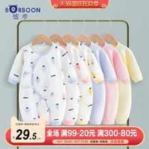 Newborn thermal underwear jumpsuit baby cotton clothes baby autumn clothes ha clothes newborn baby Autumn Winter pajamas