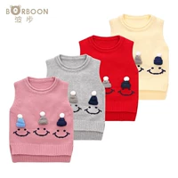 Quần áo trẻ em bé áo len vest mùa xuân mùa thu mùa thu vest nam bé con dệt kim knit vest cotton quan ao babi