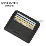波斯丹顿 Маленький ультратонкий картхолдер, кожаный кошелек для водительских прав