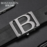 波斯丹顿 Кожаный ремень, штаны, из натуральной кожи, в корейском стиле