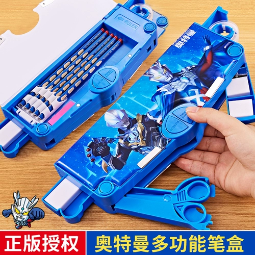 Ultra, Ультрамен Тига, детский универсальный пенал для мальчиков, игрушка для школьников для детского сада, канцтовары для первого класса, комплект