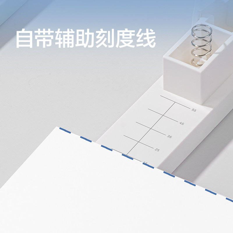 Deli New Sai Rotatable Stapler for Students, Portable Office Stapler, Home Use Student Stationery, High-Value Multi-Function Effort-Saving Stapler for Thick Books, Middle-Spindle Binding Supplies