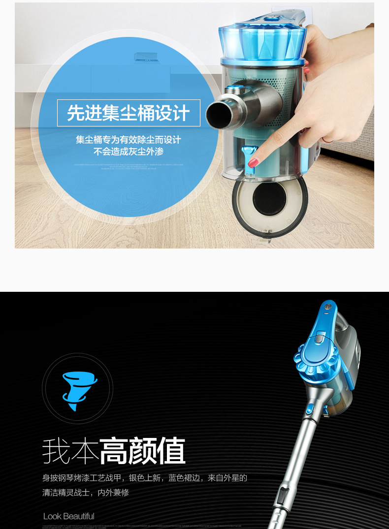 Máy hút bụi không dây bà Han cầm tay siêu nhỏ yên tĩnh xe nhỏ mạnh mẽ sạc điện không dây - Máy hút bụi rô bốt hút bụi lau nhà