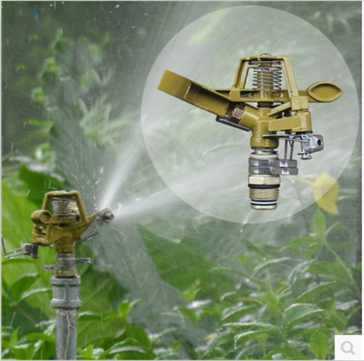 Alloy adjustable rocker head 180360 degrees automatic rotating rocking water jet lawn gardening Greening Sprinklers-Taobao