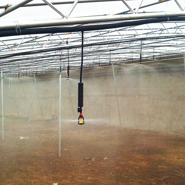 Greenhouse vegetable upside-down hanging spray micro-sprinkler garden fruit tree water-saving irrigation humidification spray sprinkler