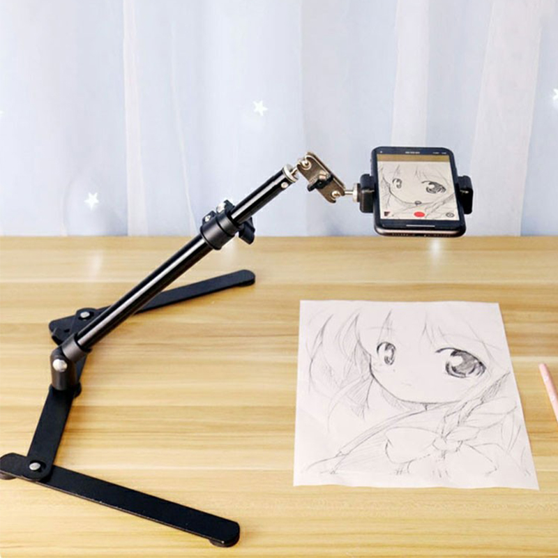 Mobile phone desktop overhead shooting stand Class recording class live video shooting stand
