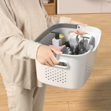 Корзина для ручной работы в ванной комнате, синяя душевая коробка туалетных принадлежностей, мужская и женская ящик для студенческого общежития для студентов.