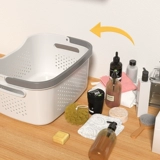 Корзина для ручной работы в ванной комнате, синяя душевая коробка туалетных принадлежностей, мужская и женская ящик для студенческого общежития для студентов.