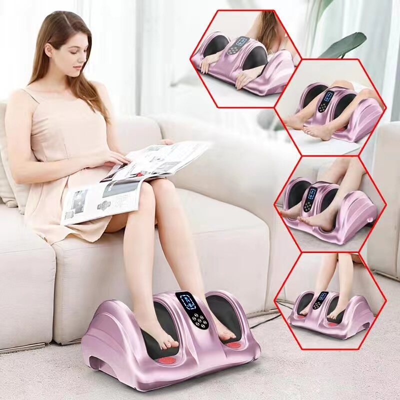 Foot Massage Machine, Fully Automatic Foot Massager for Soles and Insteps, Intelligent Kneading and Pressing Foot Massager for Home Use