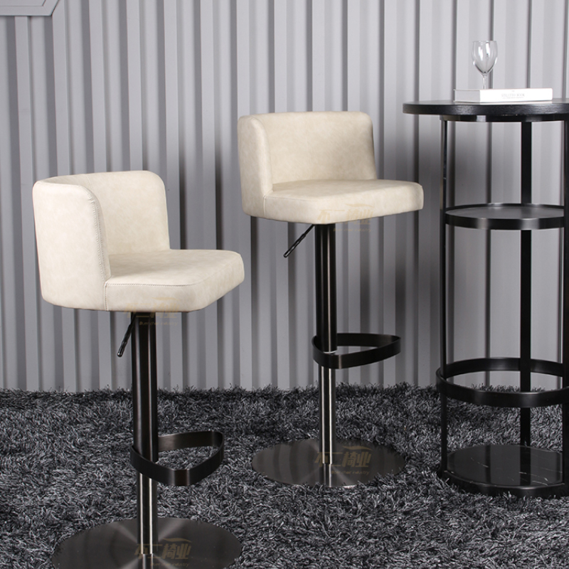 European luxury customizable lifting bar chair backrest chair household bar chair rotating chair bar chair high stool