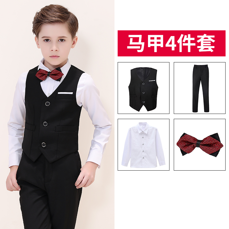 Trẻ em phù hợp với mens nhỏ phù hợp với phù hợp với Flower Boy chủ chiếc váy biểu diễn piano phù hợp với cậu bé đẹp trai bằng tiếng Anh.