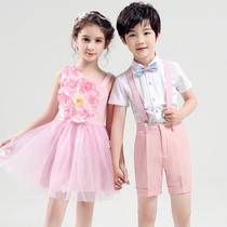 Childrens Day Performance Clothes Kindergarten Performance Costume Boys with Pants Chorus Dress Girls Princess Dress