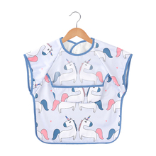 儿童罩衣夏季薄款宝宝吃饭防水围兜