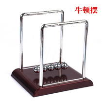 Newton pendulum demonstrates the law of conservation of momentum collision ball pendulum