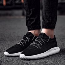 2021 summer new low-top canvas mens sports leisure net shoes Korean version of the trend breathable tide board shoes mens shoes