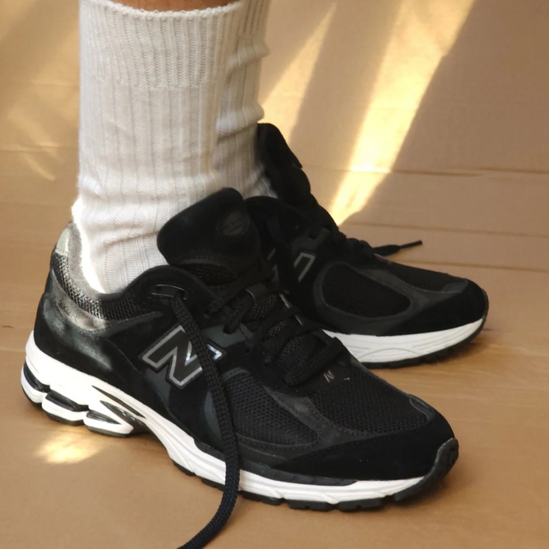 New Balance Nb 2002R Wear-Resistant Breathable Casual Running Shoes Men's Black M2002Rbk