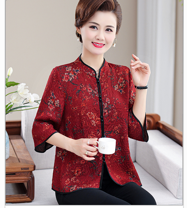 E5823 2730K ÁO SƠ MI NỮ TAIRYA MÙA HÈ TRUNG NIÊN THỜI TRANG NỮ LỤA TƠ TẰM G06 SẢN PHẨM MỚI